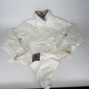 Absolute Fencing Boy's Jacket Cotton AF 21005 RH Size 32 Front Zip Stretch Back